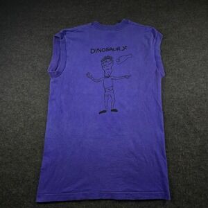 Vtg Dinosaur Jr Purple Pocket Muscle Tank Top Single Stitch Made in USA Men's M
